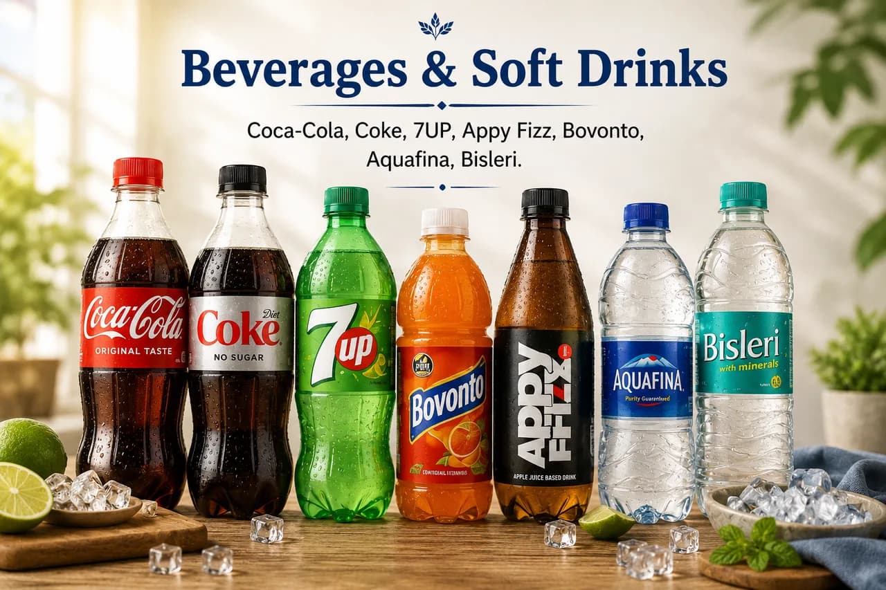 Beverages & Soft Drinks product range distributed by Jai Enterprises